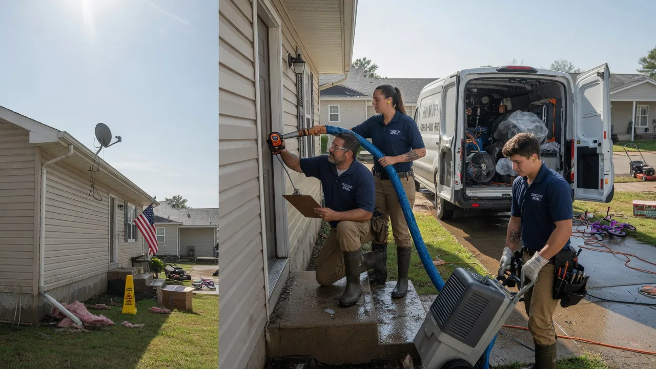 Ceiling Water Damage Restoration in Strasburg, MO near me